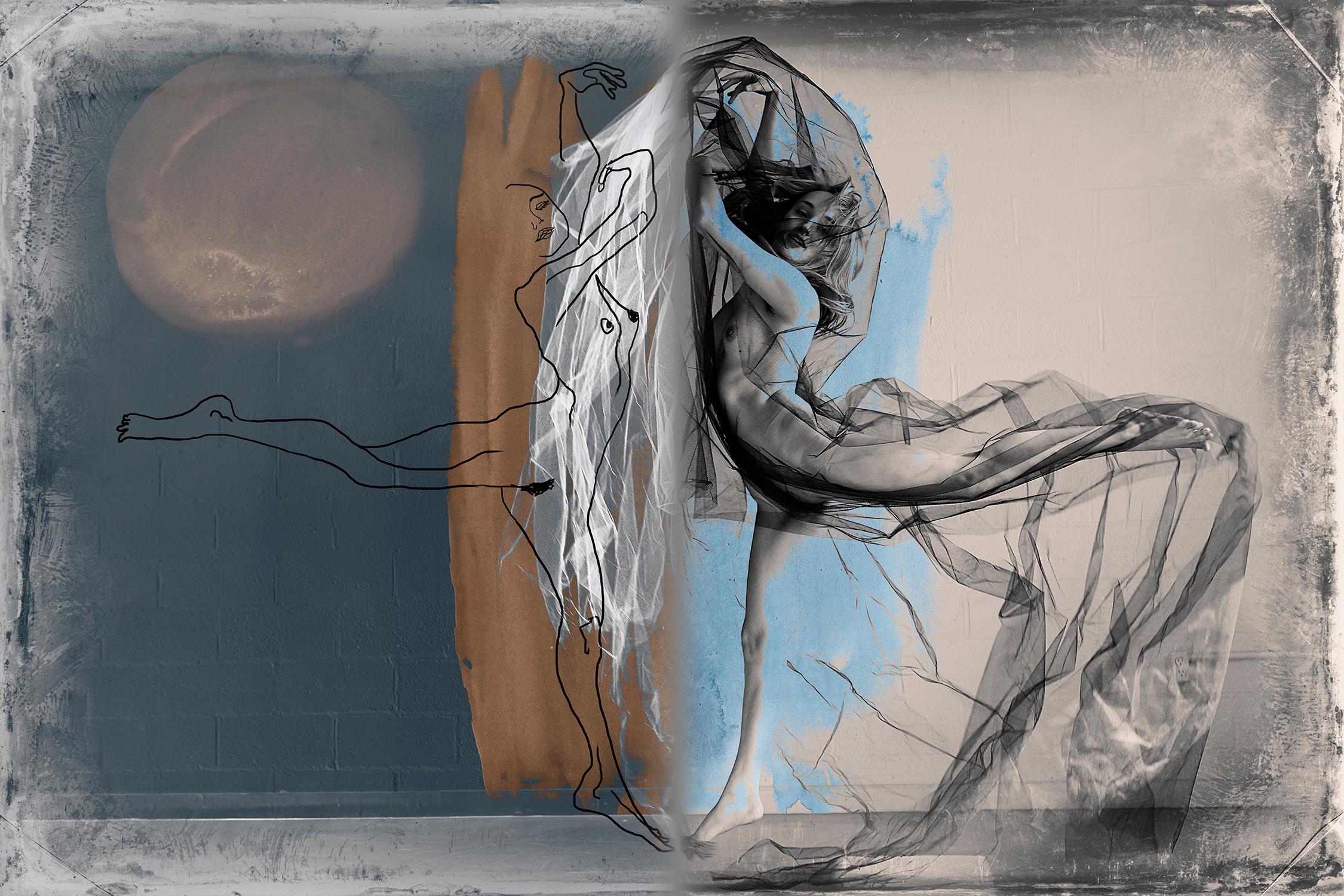 Angelika Buettner Nude Photograph – Ghost Souls III - • # 1 von 6 - • 59 cm x 84 cm
