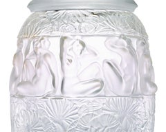 Angelique Glasvase mit Deckel von Lalique
