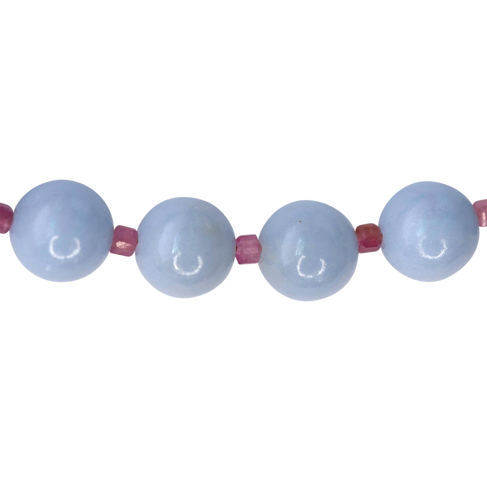 Donna Collana di Angelite Tourmaline - by Bombyx House in vendita