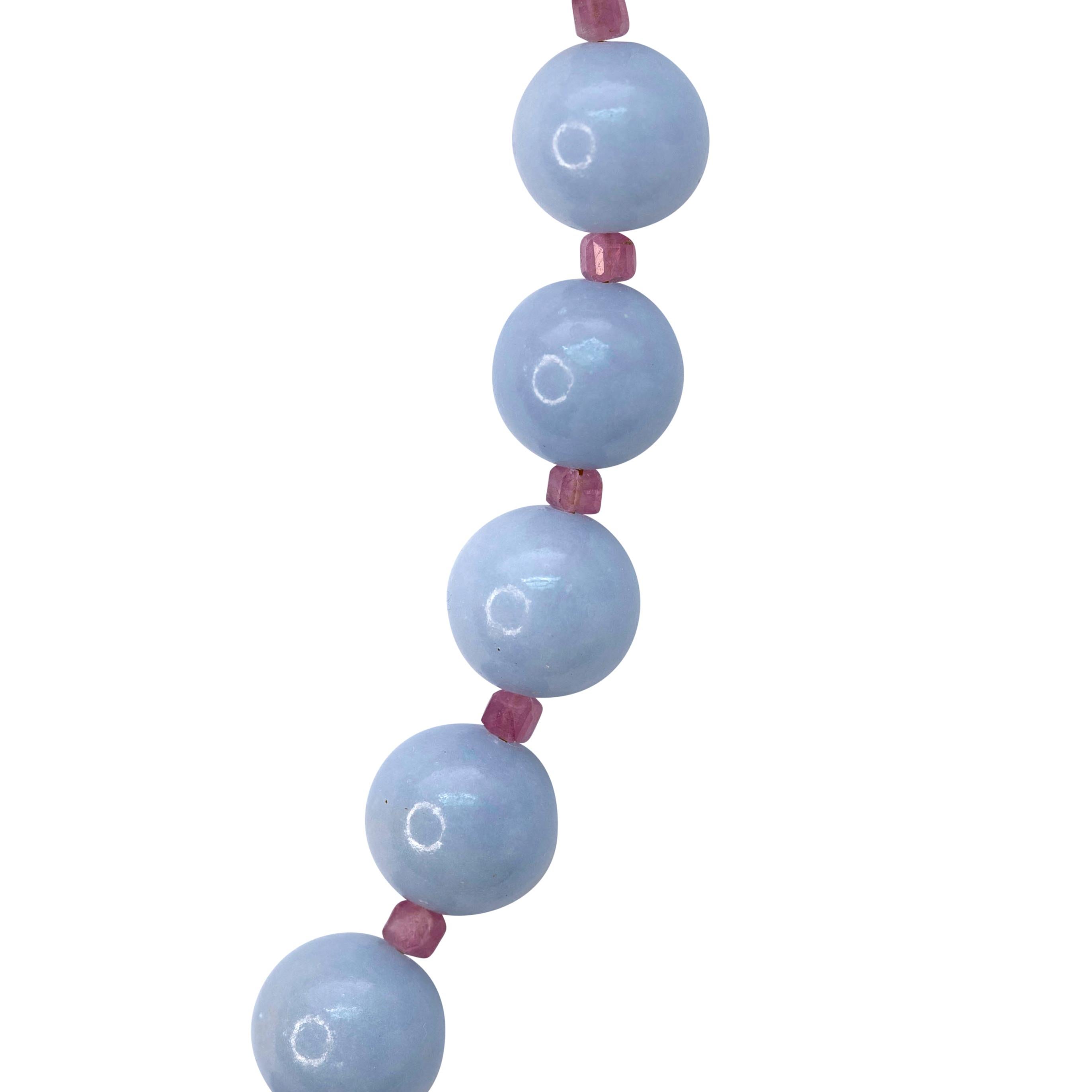 Collana di Angelite Tourmaline - by Bombyx House in vendita 1