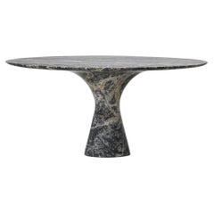 Refined Contemporary Marble  02 Picasso Green Marble Cake Stand