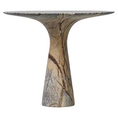 Refined Contemporary Marble 03 Picasso Green Marble Cake Stand