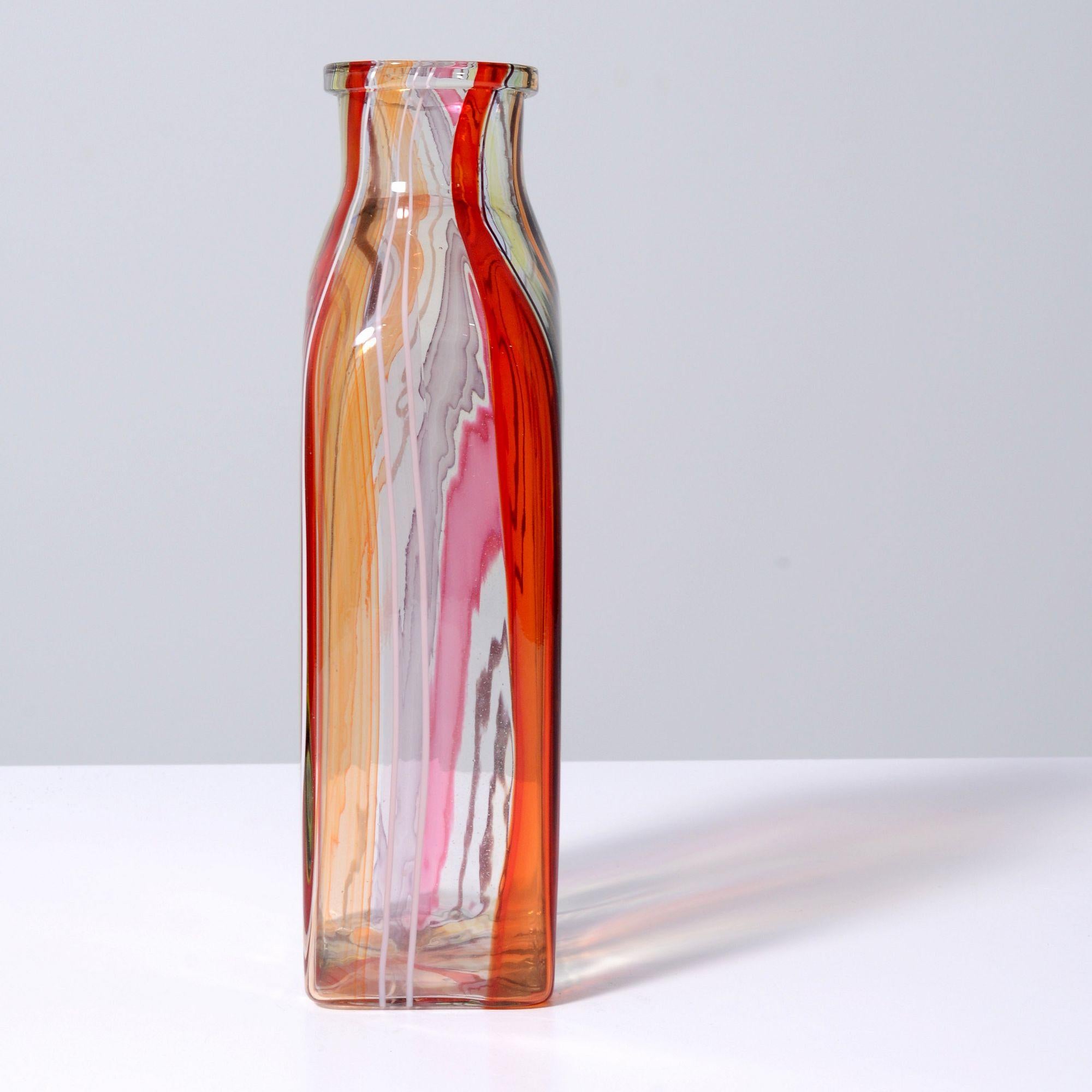 Angelo Barovier a CANNE Bottle & Stopper, Murano (Moderne der Mitte des Jahrhunderts) im Angebot