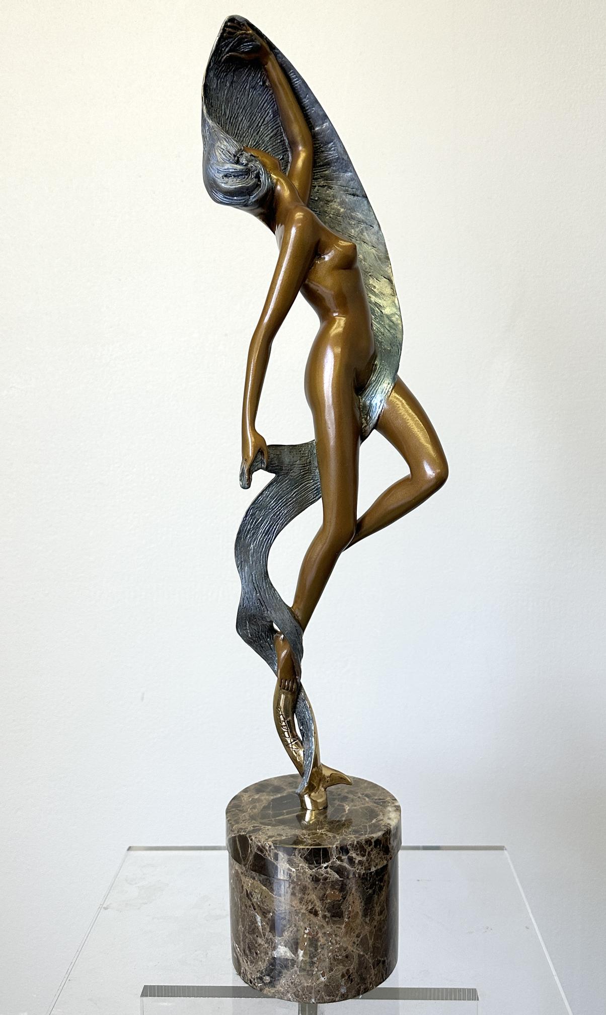 Angelo Basso Sirena  Escultura de bronce en venta 1