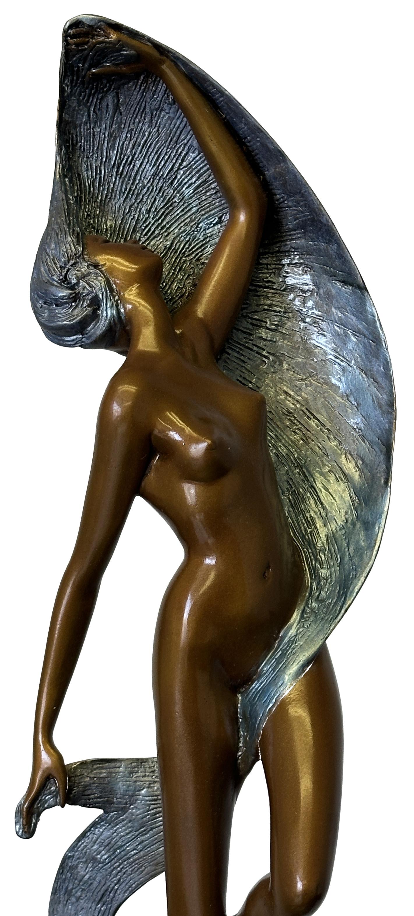 Angelo Basso Sirena  Escultura de bronce en venta 2