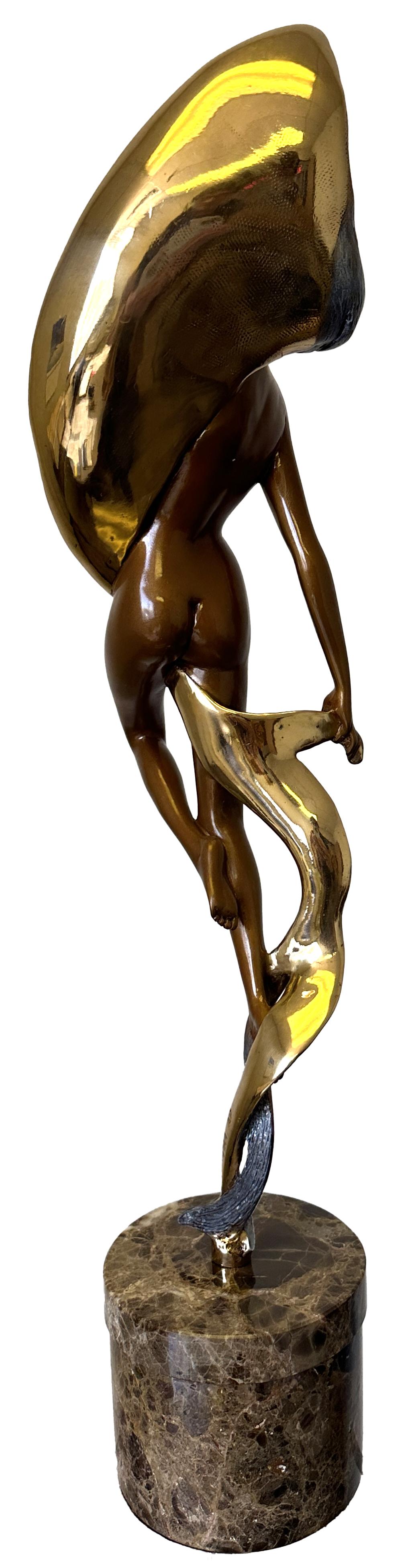 Angelo Basso Sirena  Escultura de bronce en venta 3