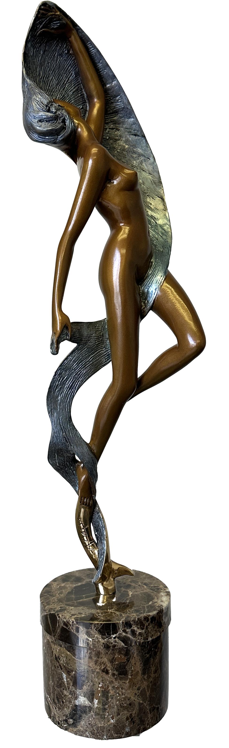 Angelo Basso Sirene  Bronze-Skulptur