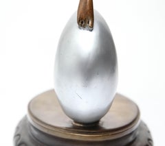 Angelo Basso 'La Luna' Art Deco Revival Female Nude Bronze Sculpture