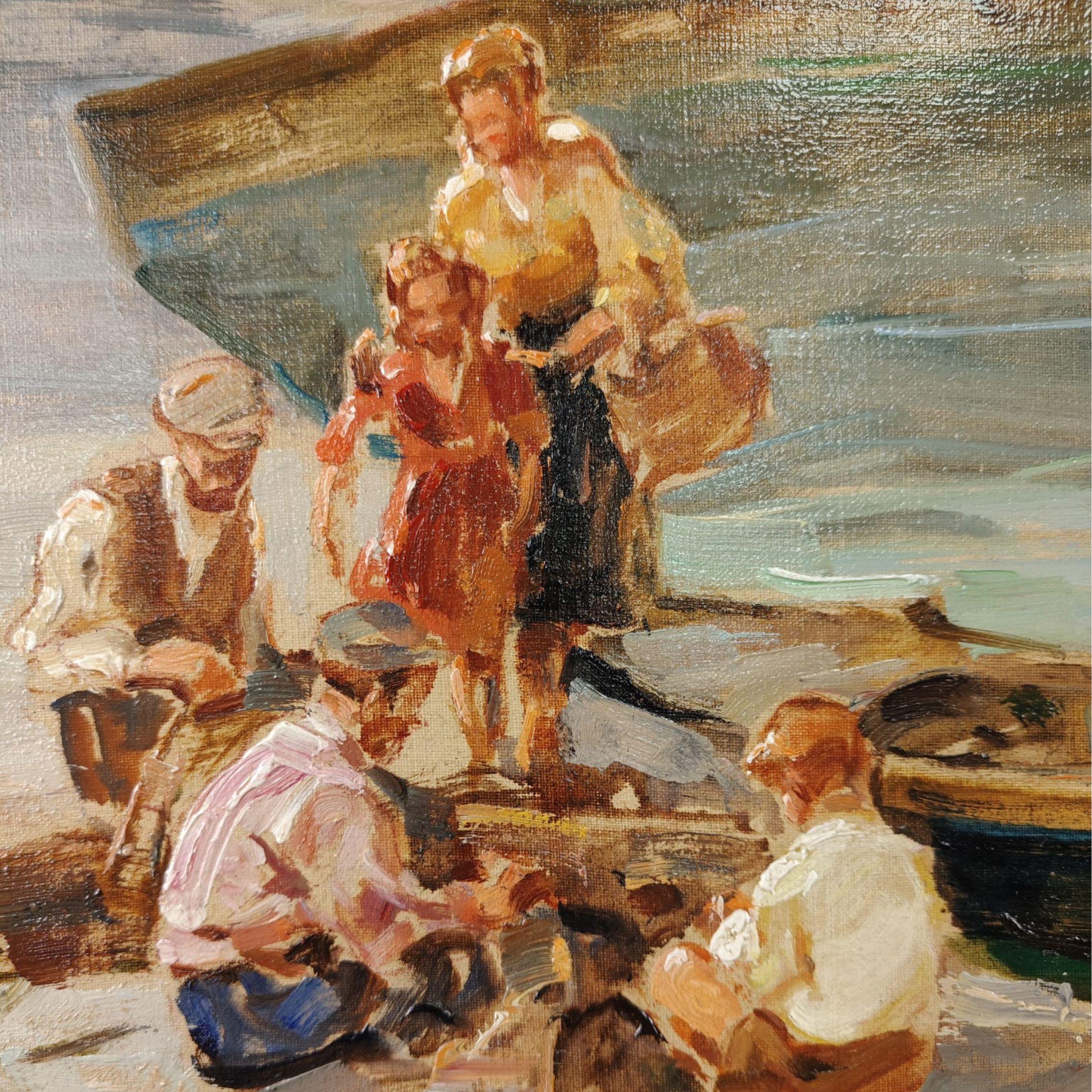 Olio su tela di Angelo Brombo, 