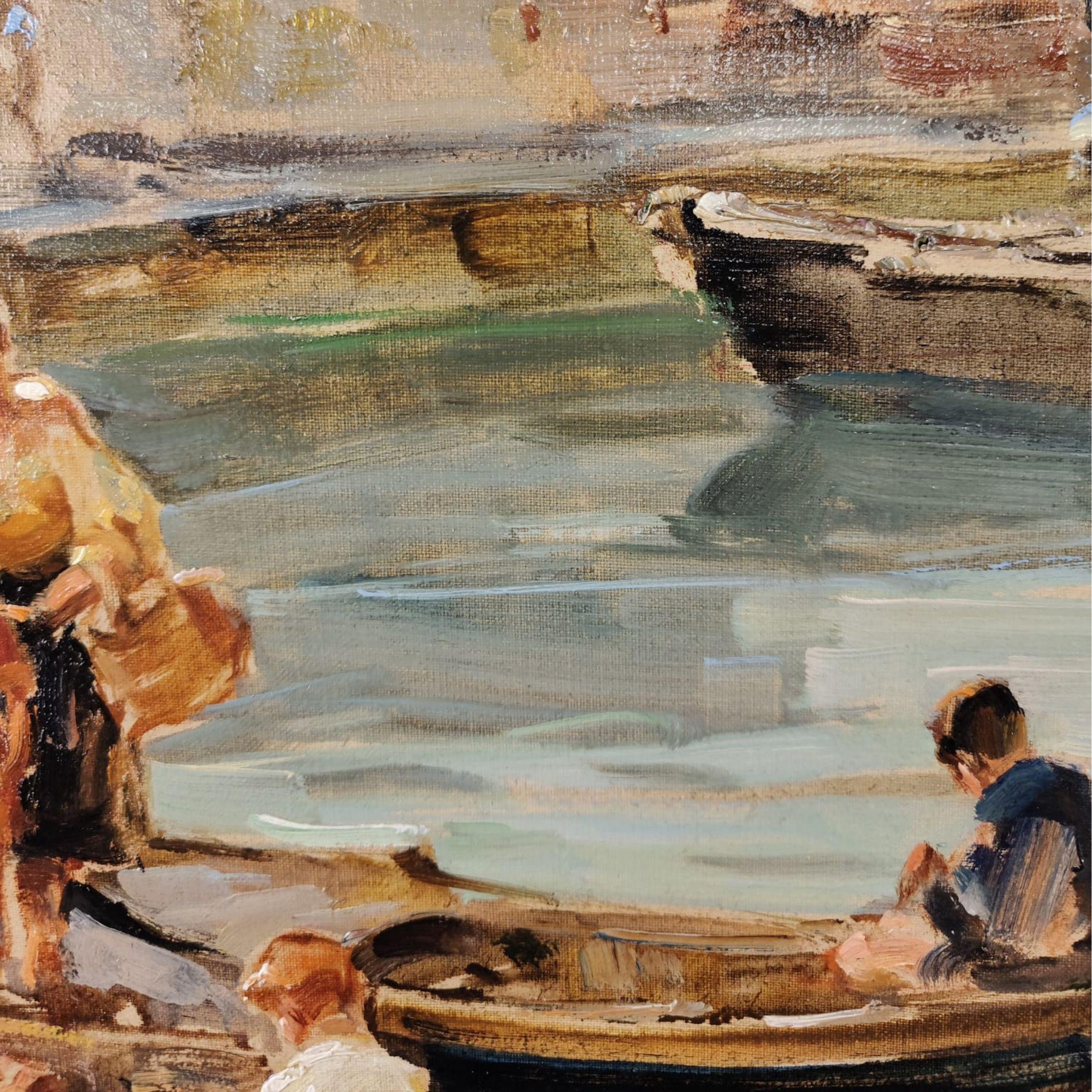 Olio su tela di Angelo Brombo, 