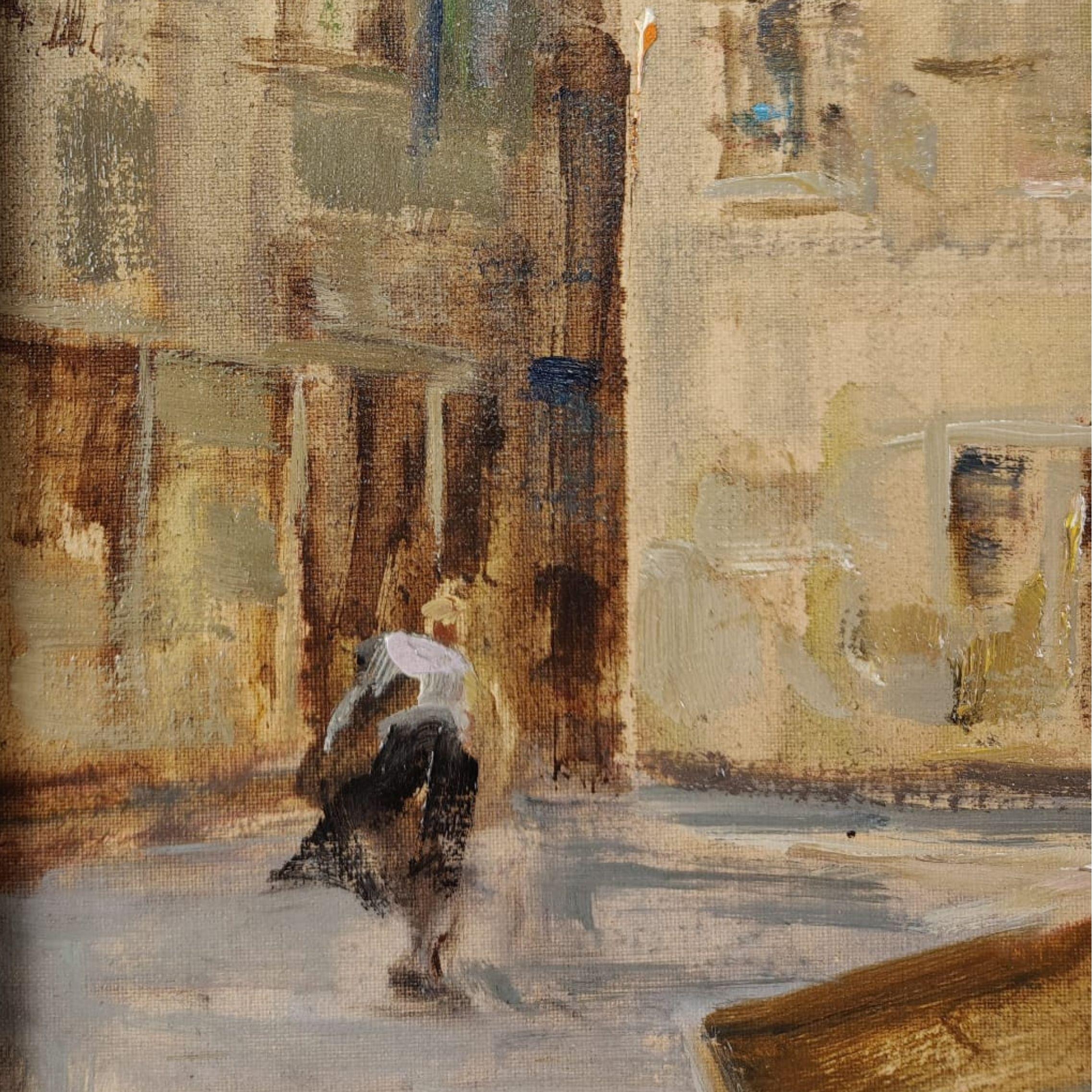 Olio su tela di Angelo Brombo, 