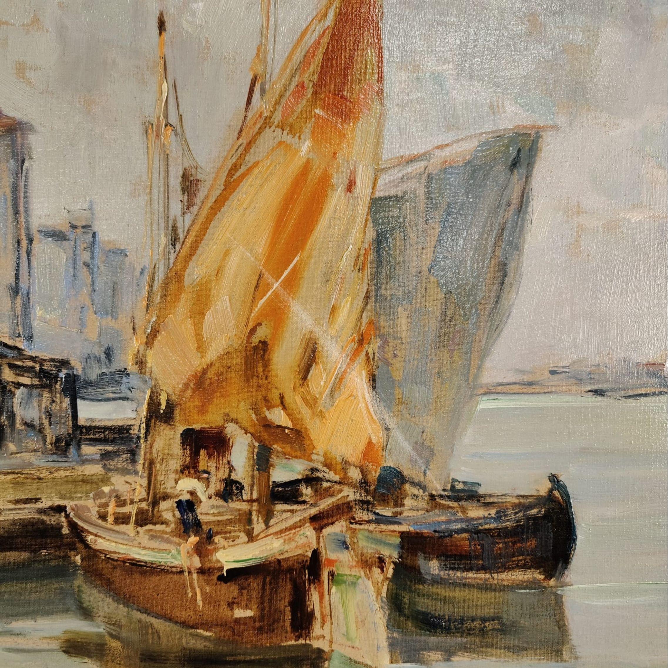 Olio su tela di Angelo Brombo, 