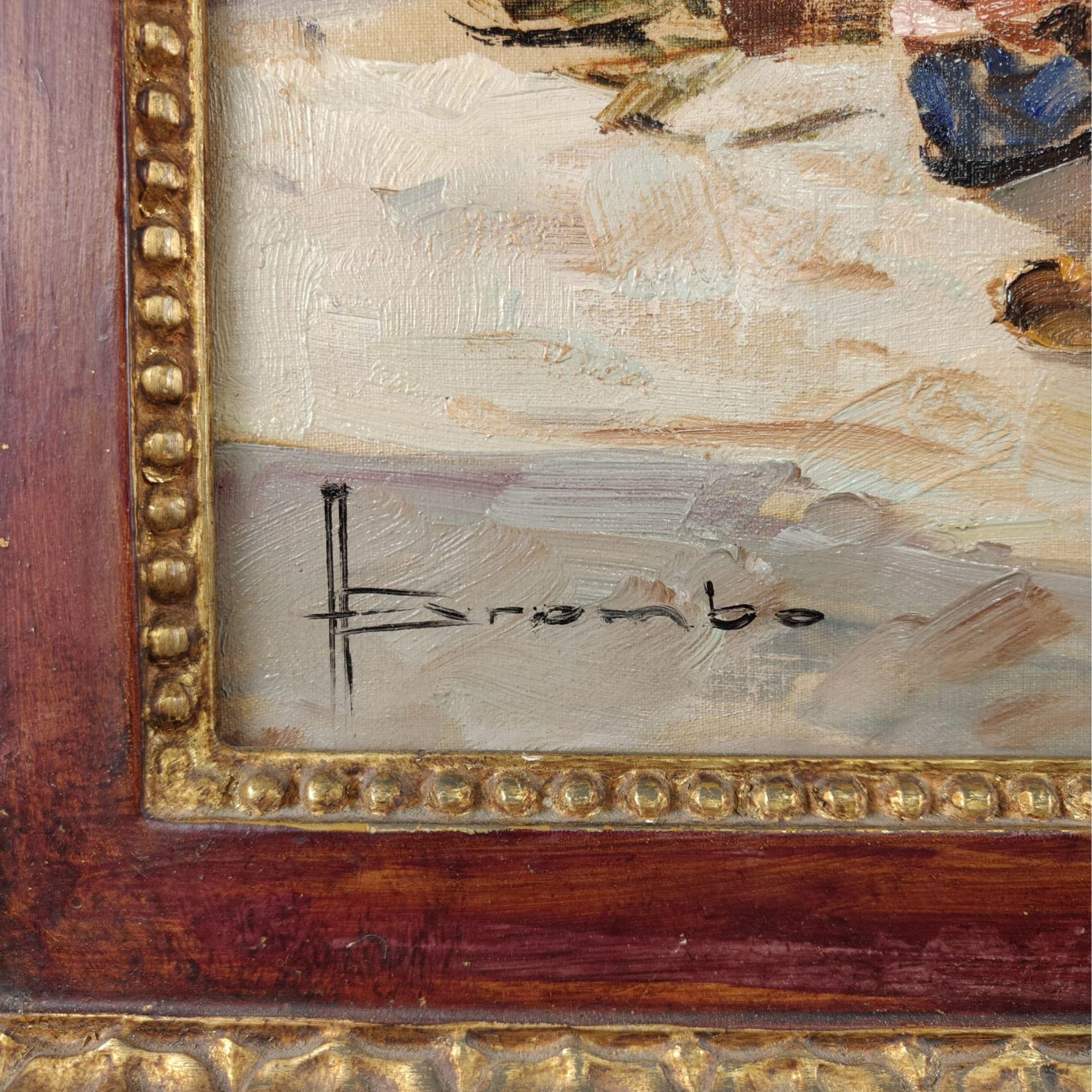 Olio su tela di Angelo Brombo, 