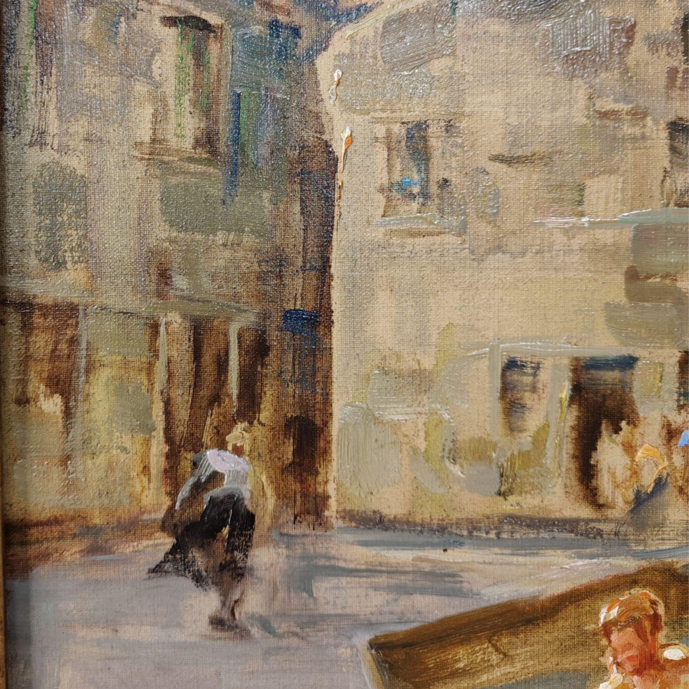 Olio su tela di Angelo Brombo, 