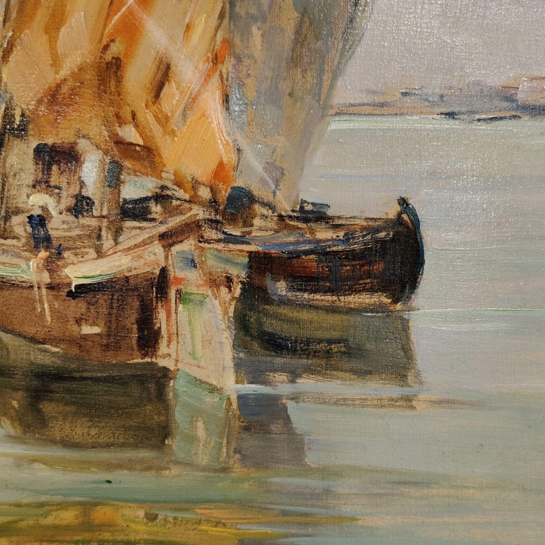 Olio su tela di Angelo Brombo, 