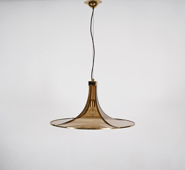 Angelo Brotto chandelier for Esperia Murano, Italy, 1970s For Sale 7