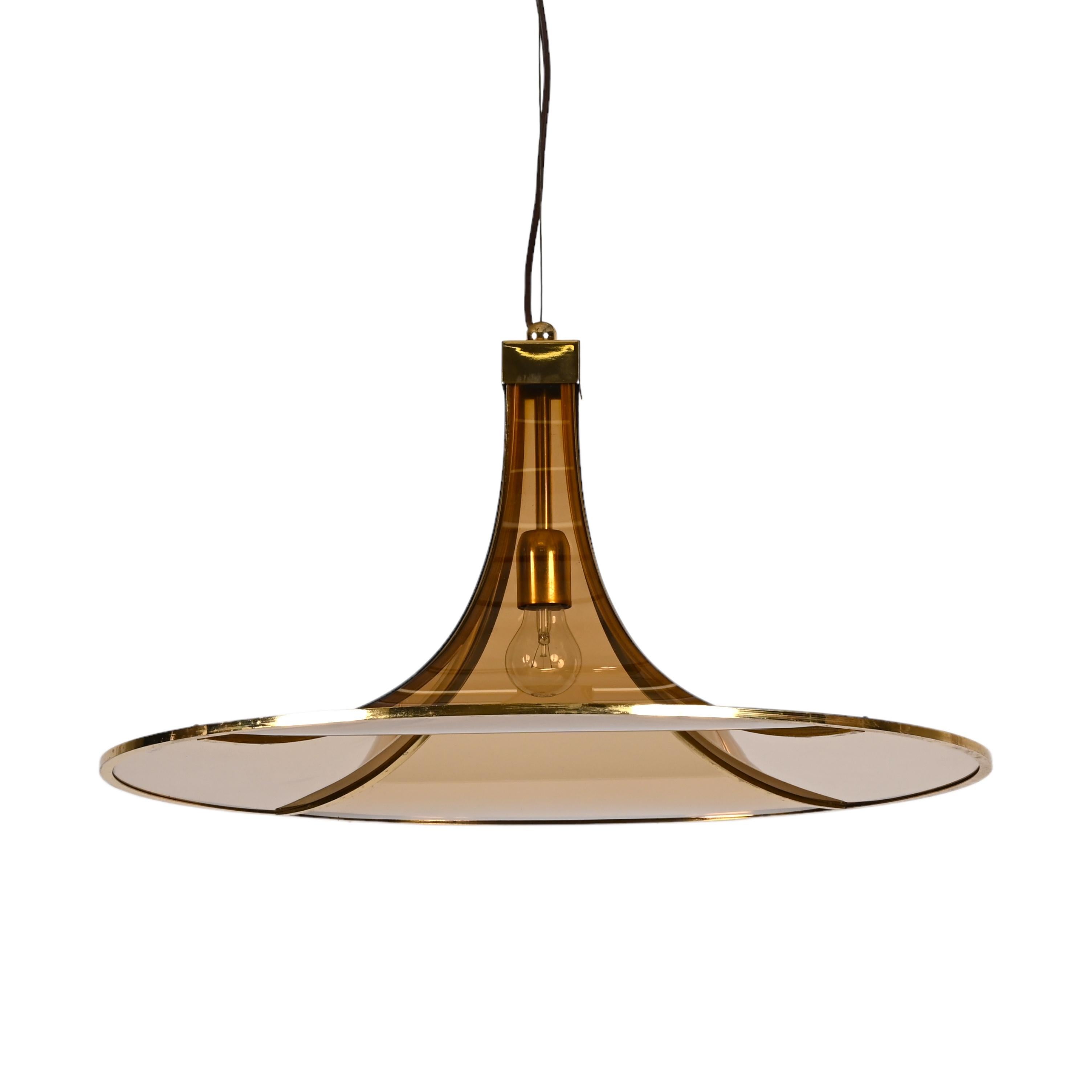20ième siècle Lustre Angelo Brotto pour Esperia Murano, Italie, 1970 en vente