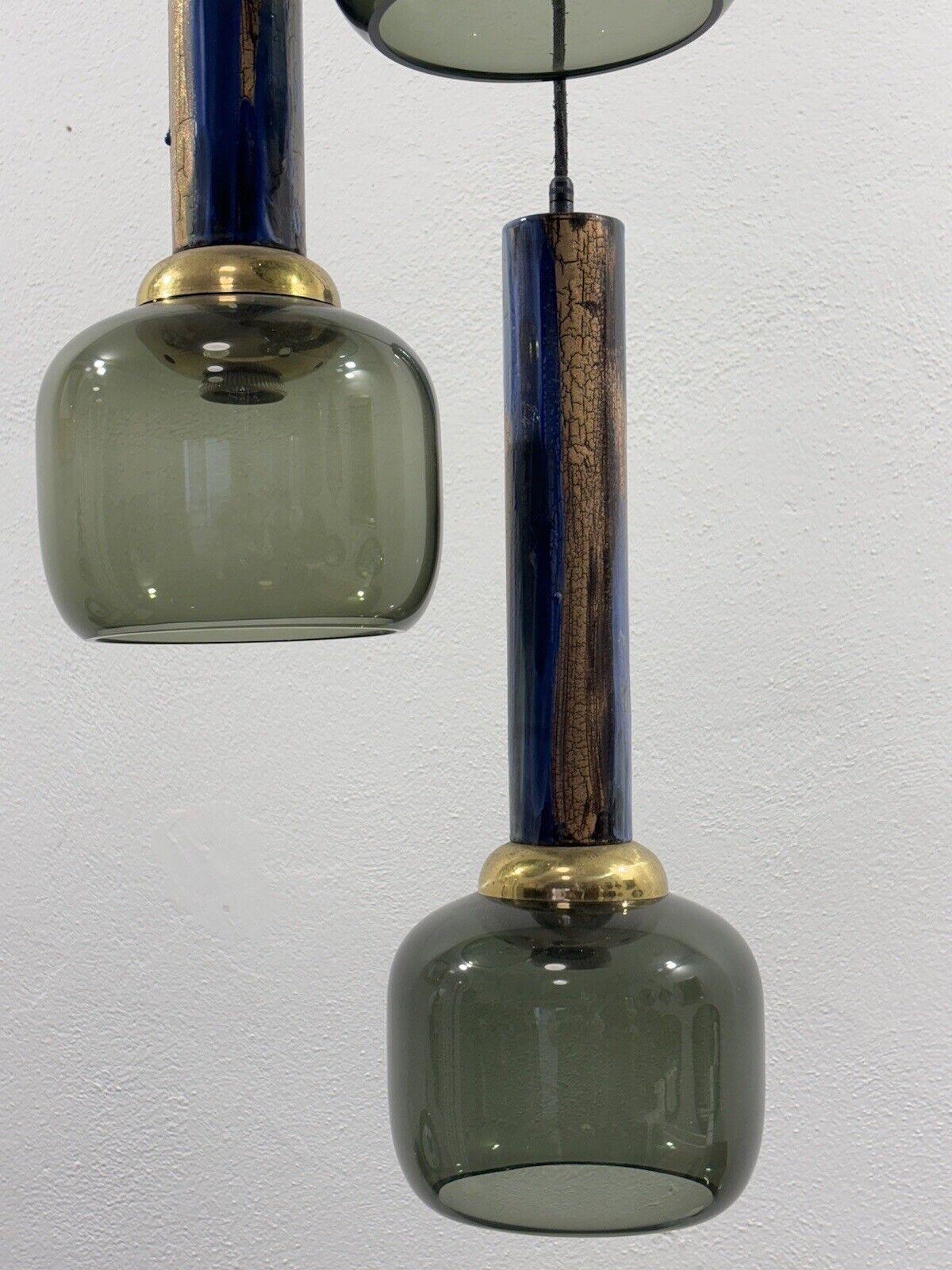 Angelo Brotto Esperia Illuminazioni Emaillierter Kronleuchter Modernes Design der 1970er Jahre im Angebot 1