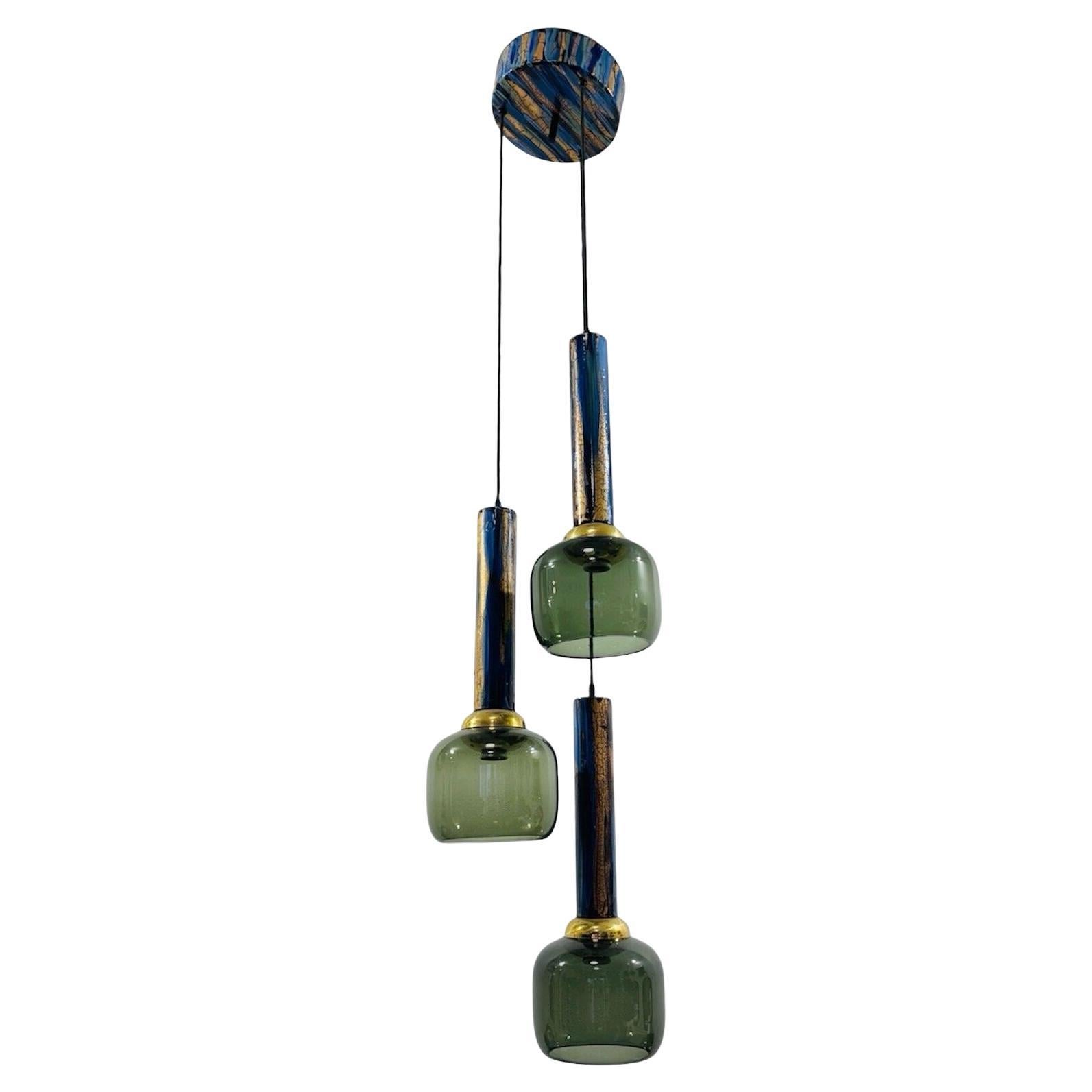 Angelo Brotto Esperia Illuminazioni Lampadario Smaltato Design Modern 1970’s en venta