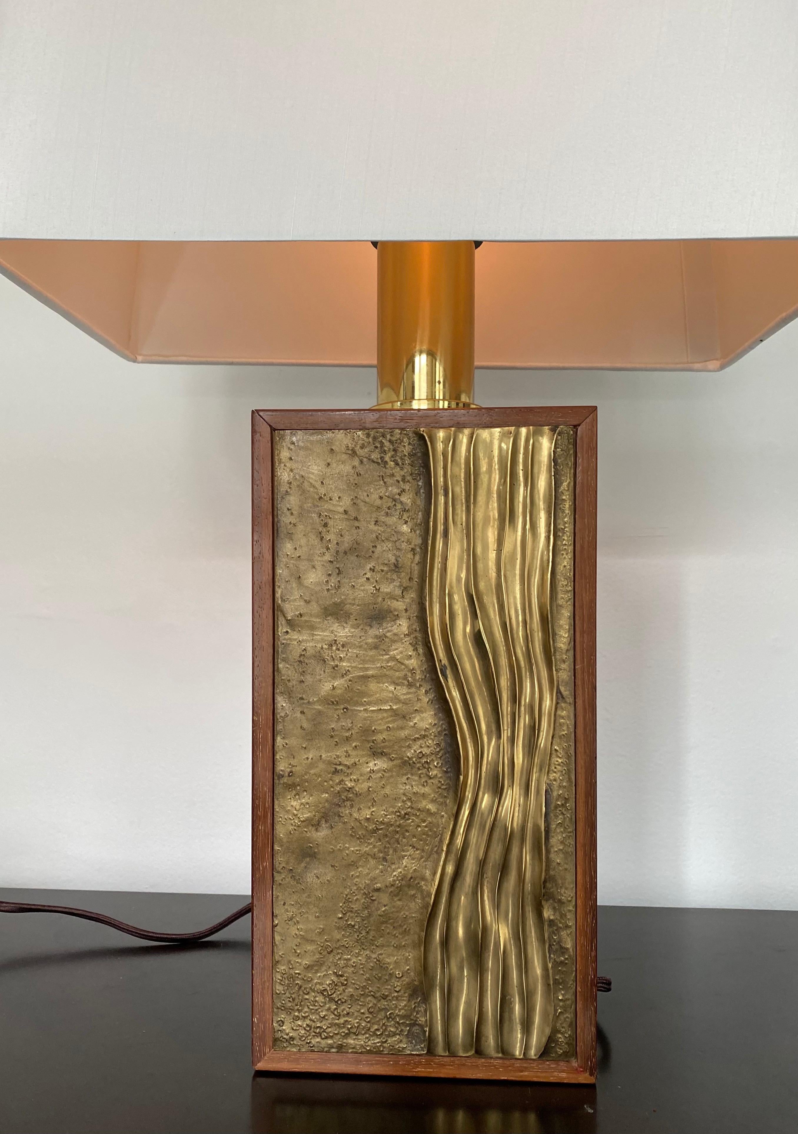 Angelo Brotto Esperia Italian 1970s Bronze Table Lamp 6