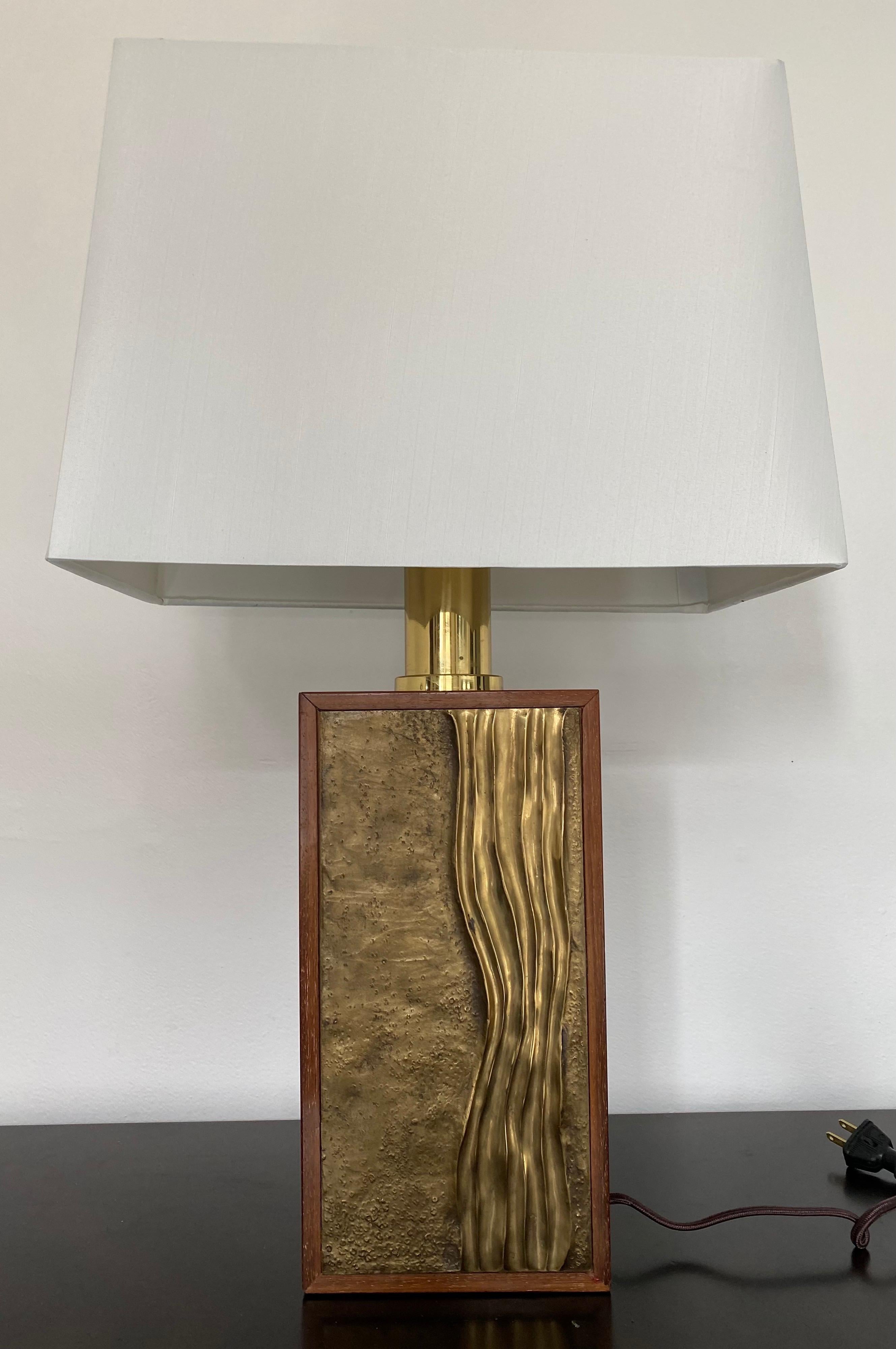 Late 20th Century Angelo Brotto Esperia Italian 1970s Bronze Table Lamp