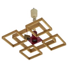 Angelo Brotto Esperia Lampada A Sospensione MOD. Amelio 1960’s