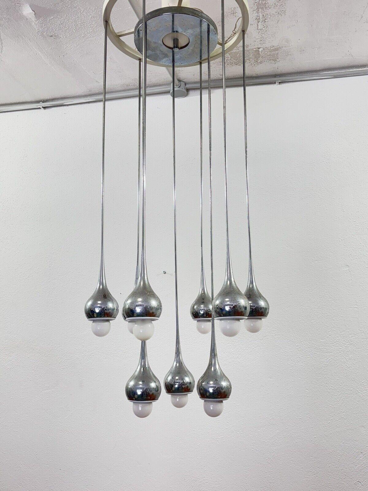 Late 20th Century Angelo Brotto Esperia Lampadario 9 Luci Design Modernariato 1970's in vendita