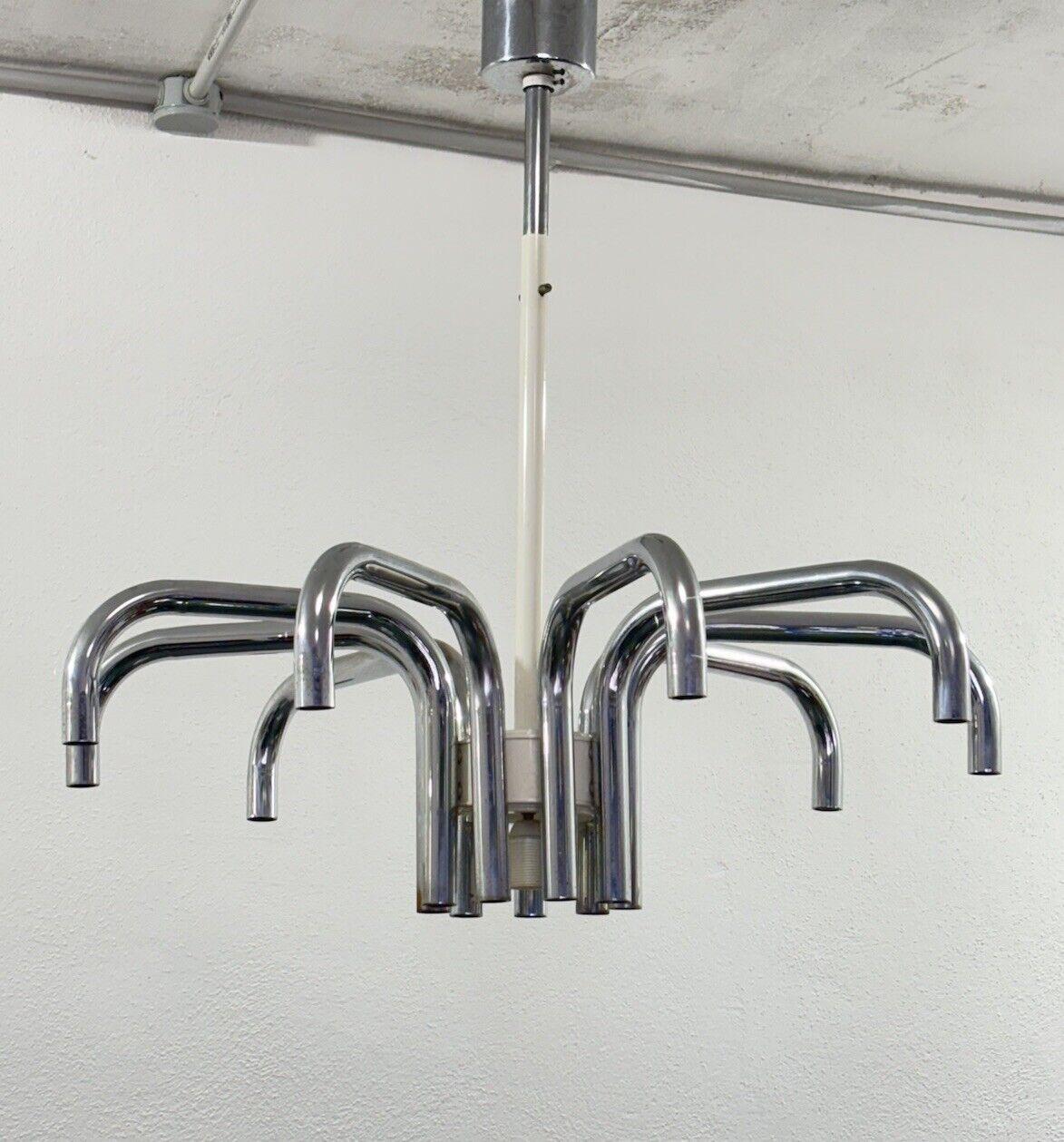 Angelo Brotto Esperia Luci Lampadario 19 Luci Design Modernariato For Sale 4