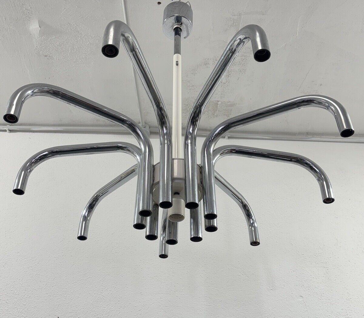 Late 20th Century Angelo Brotto Esperia Luminaire 19 Lumières Design Moderne en vente