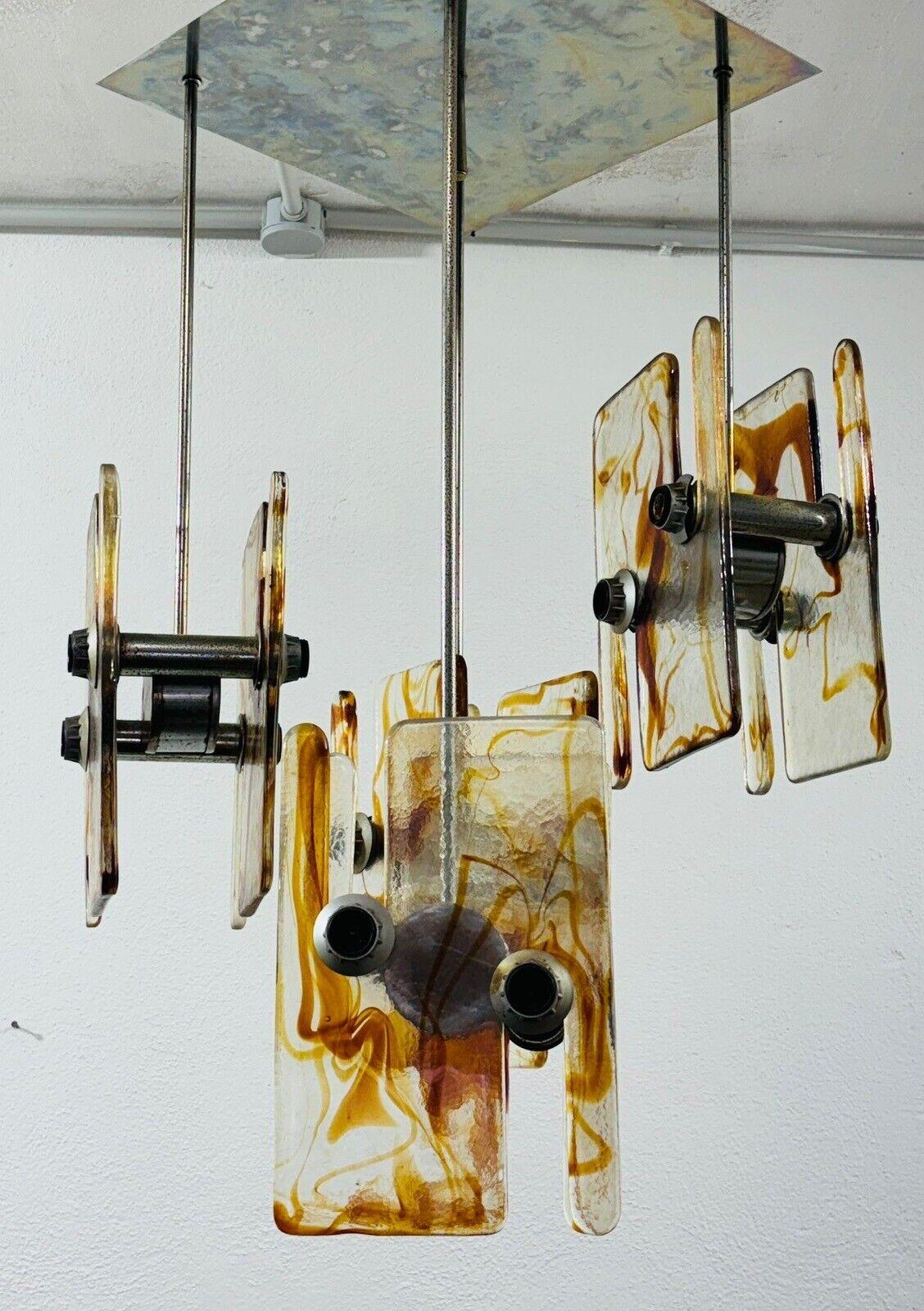 Angelo Brotto Esperia Style Chandelier 16 Lights Design 1970's In Good Condition For Sale In Taranto, IT