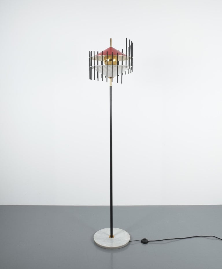 Angelo Brotto Floor Lamp for Esperia, Italy, circa 1955 For Sale 2