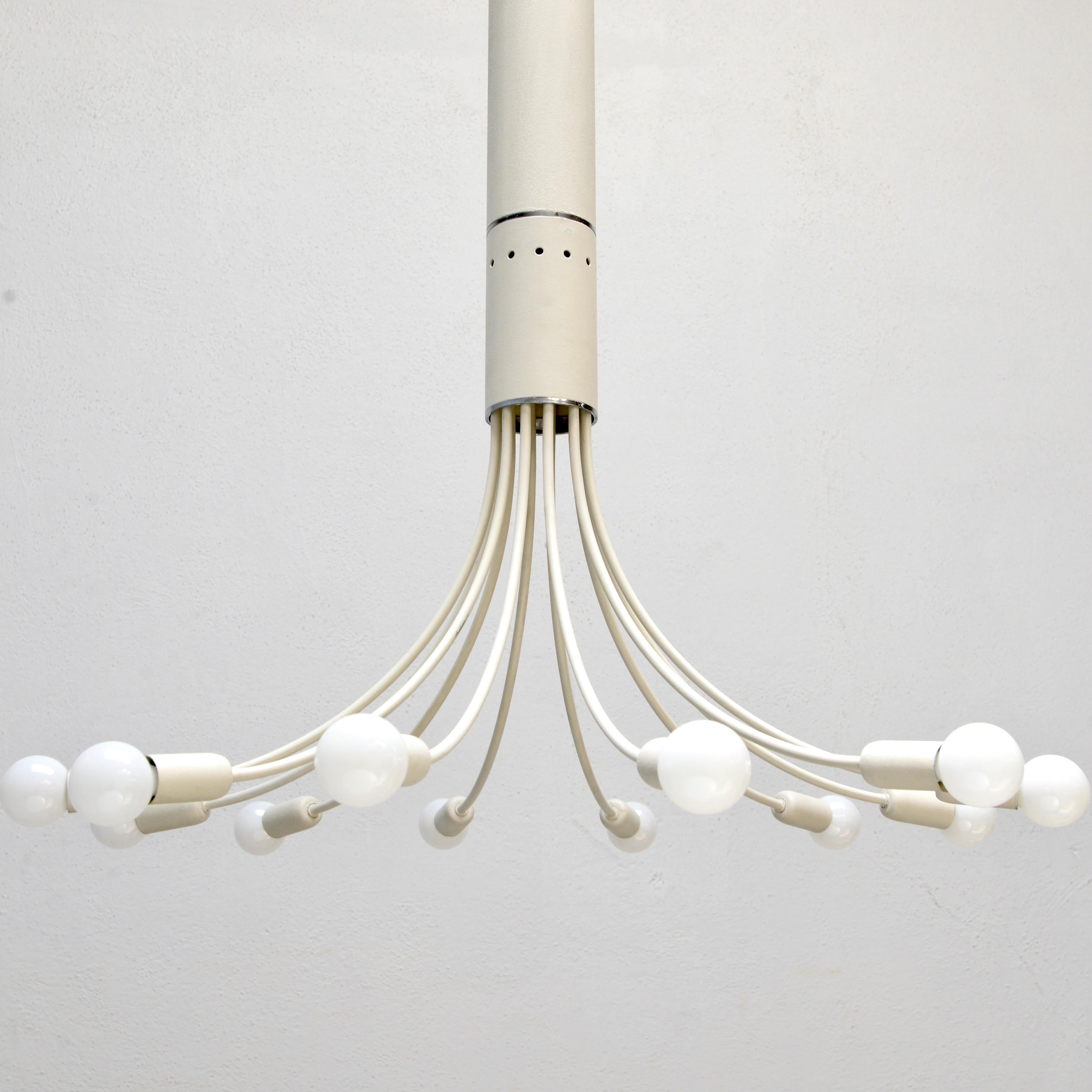 Angelo Brotto for Esperia Chandelier For Sale 3