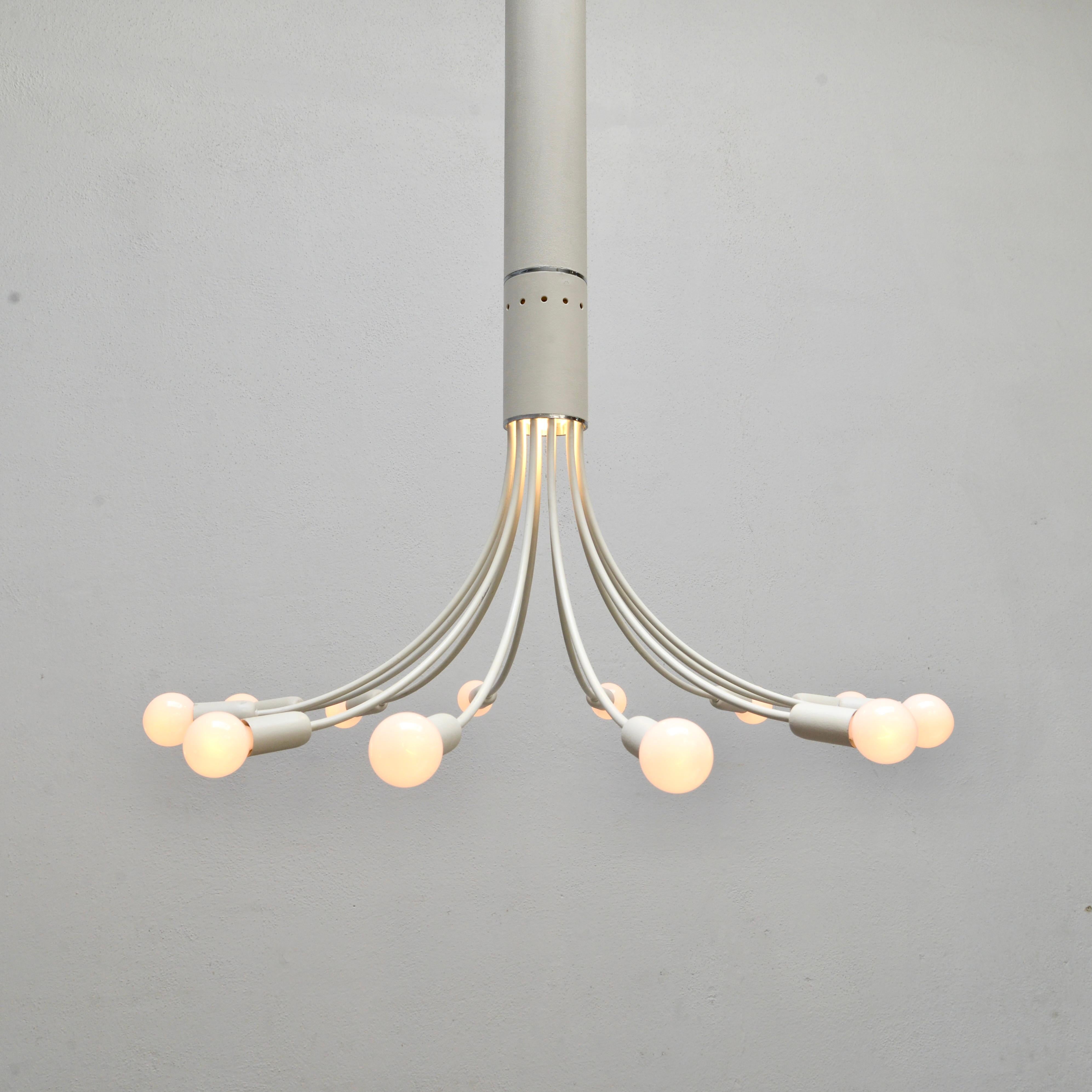 Angelo Brotto for Esperia Chandelier For Sale 4