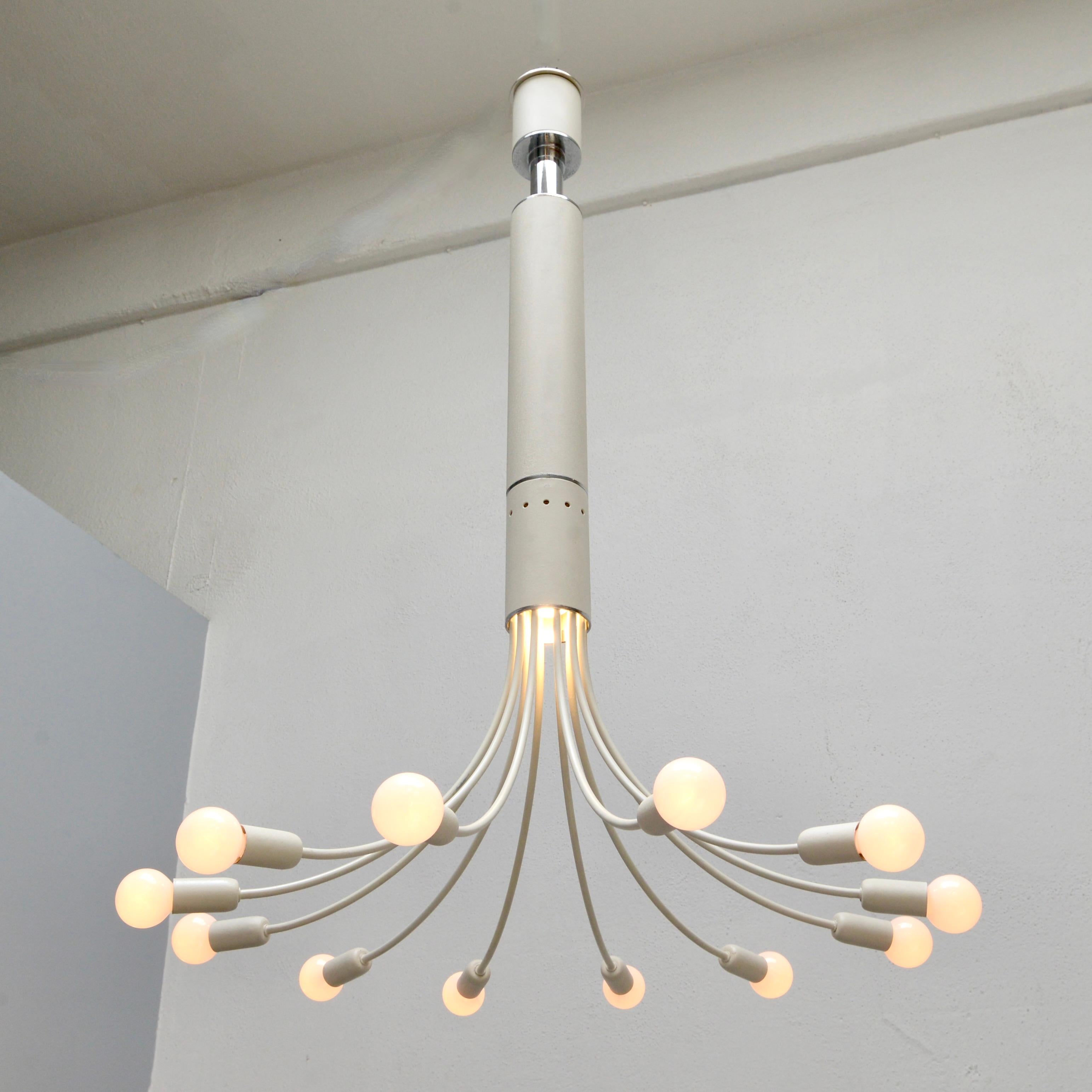 Late 20th Century Angelo Brotto for Esperia Chandelier For Sale
