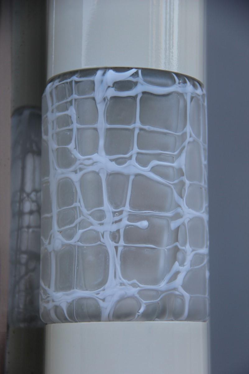 Angelo Brotto for Esperia Floor Lamp Mid-Cenrtury Italian Design White Chrome For Sale 7