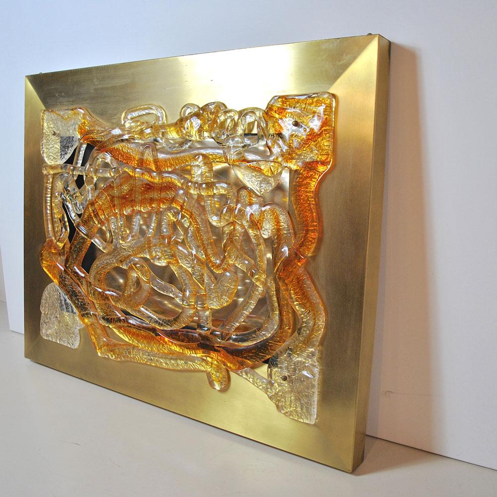 Angelo Brotto sculptural Sconce late 60s For Sale 5