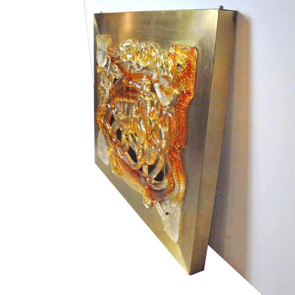 Angelo Brotto sculptural Sconce late 60s For Sale 6