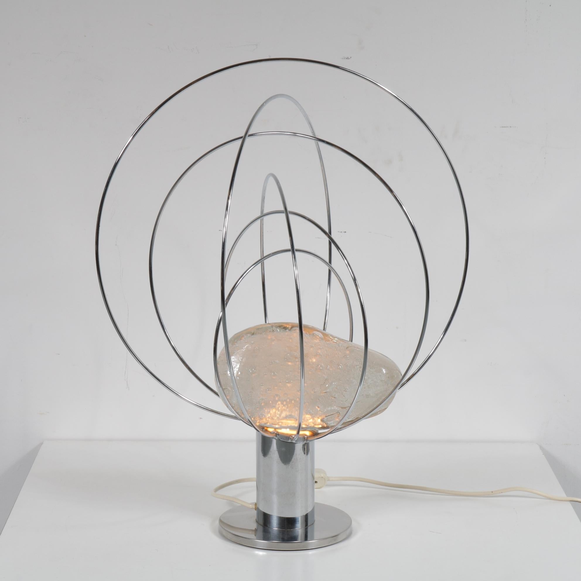 Mid-Century Modern Angelo Brotto Sculptural Table Lamp for Esperia, Italy, 1960 For Sale