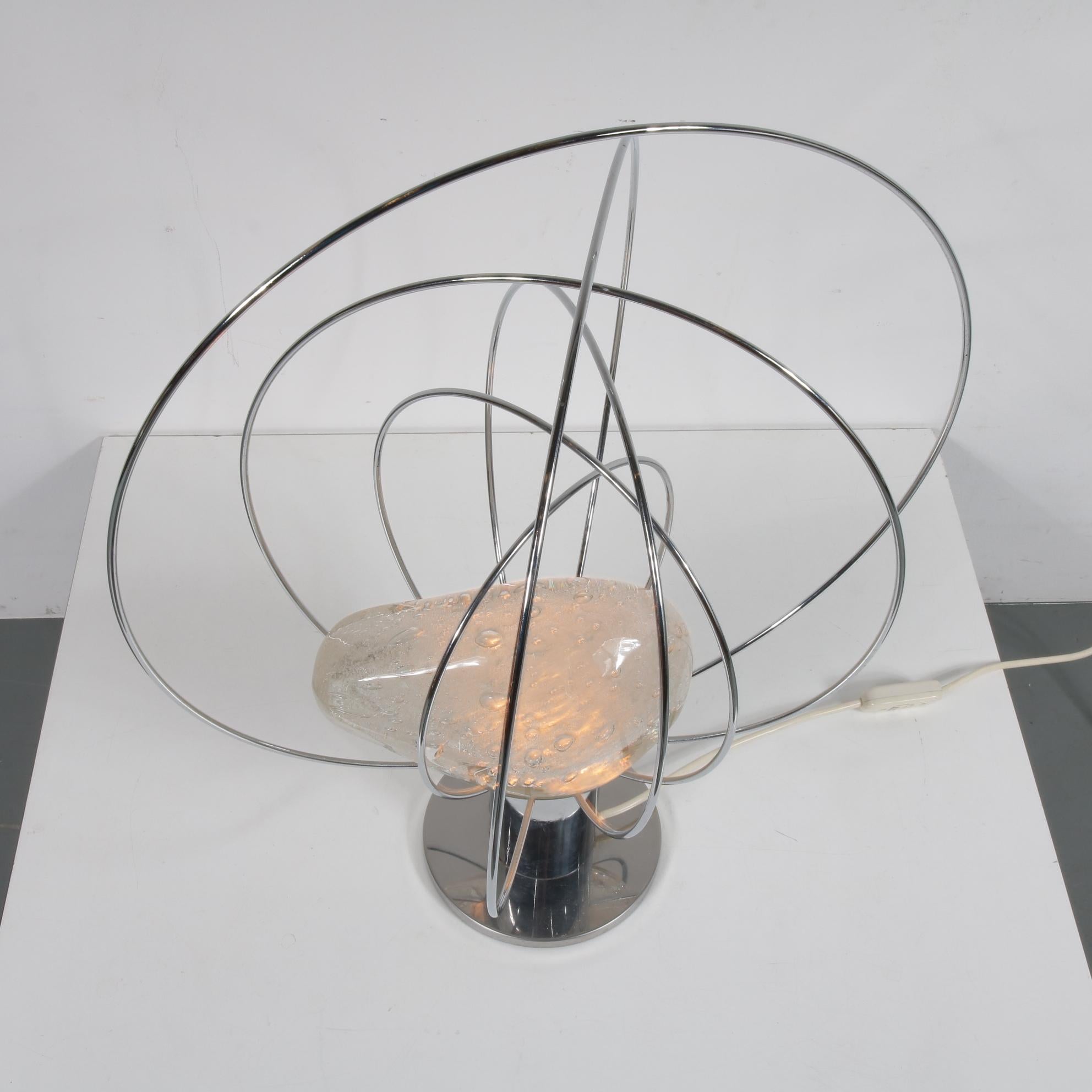 20th Century Angelo Brotto Sculptural Table Lamp for Esperia, Italy, 1960 For Sale