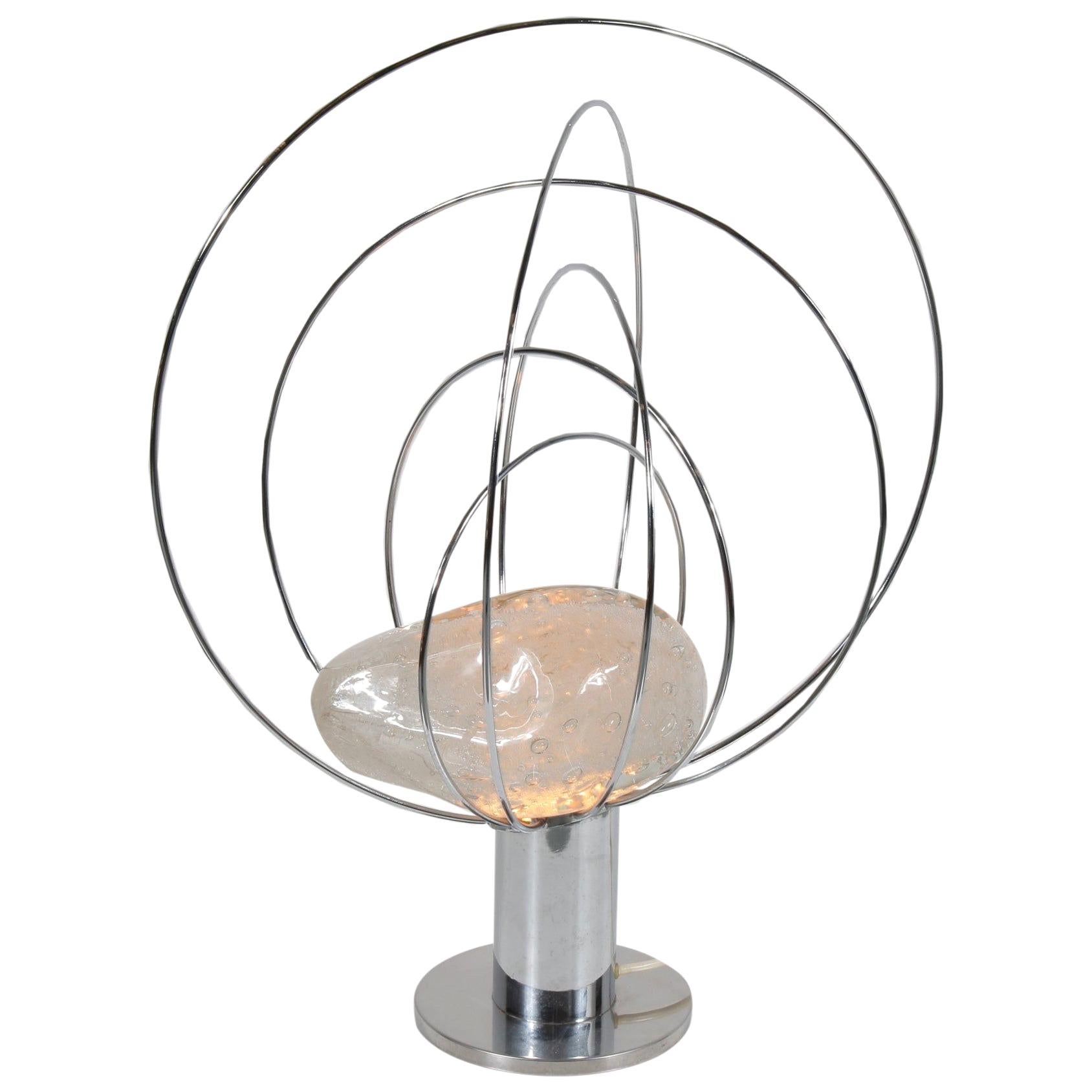 Angelo Brotto Sculptural Table Lamp for Esperia, Italy, 1960 For Sale