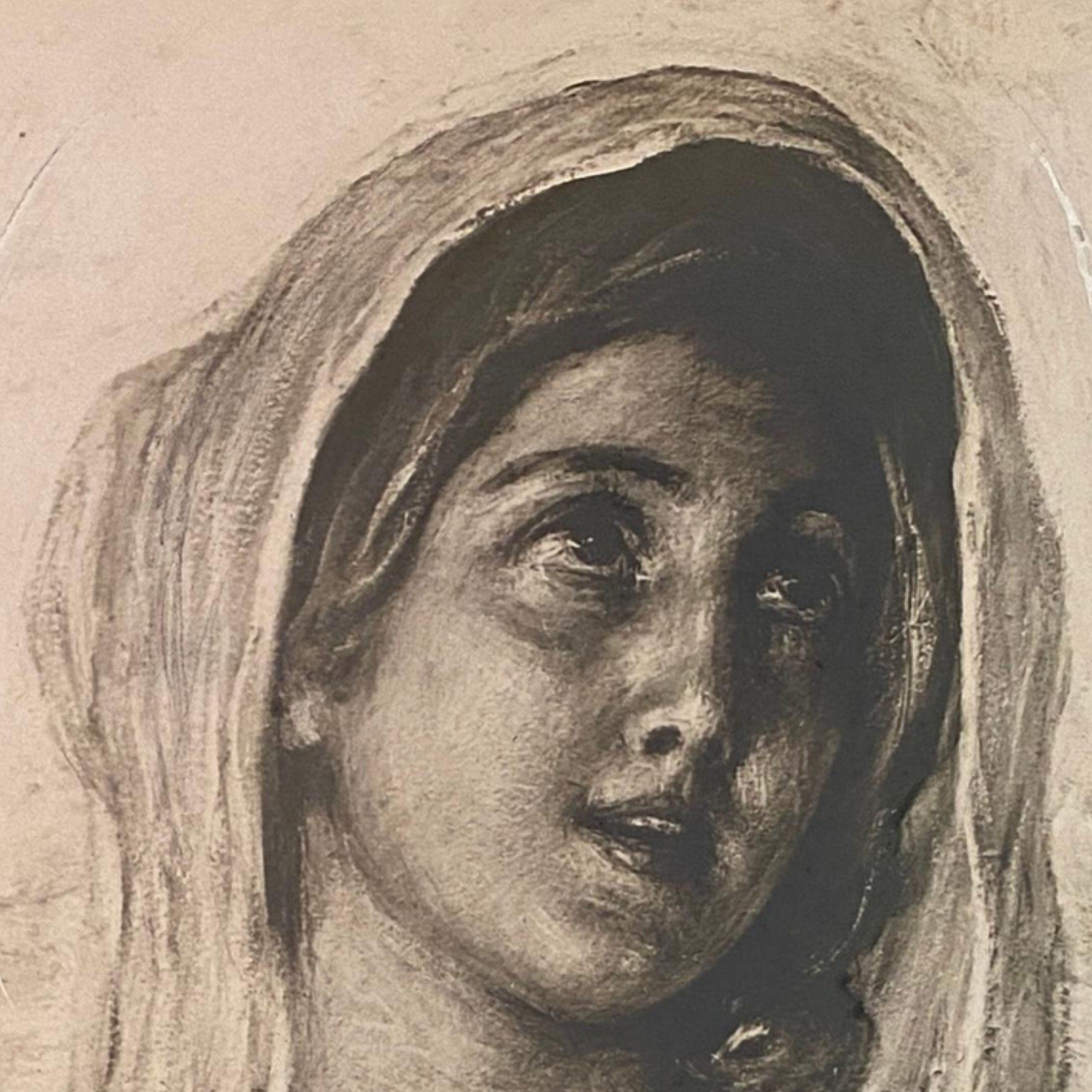 Angelo Dall'Oca Bianca, La oración de María, 1920 en venta 2
