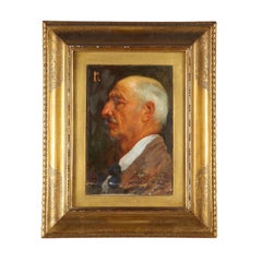 Antique Male Portrait in Profile, XIX-XXth century