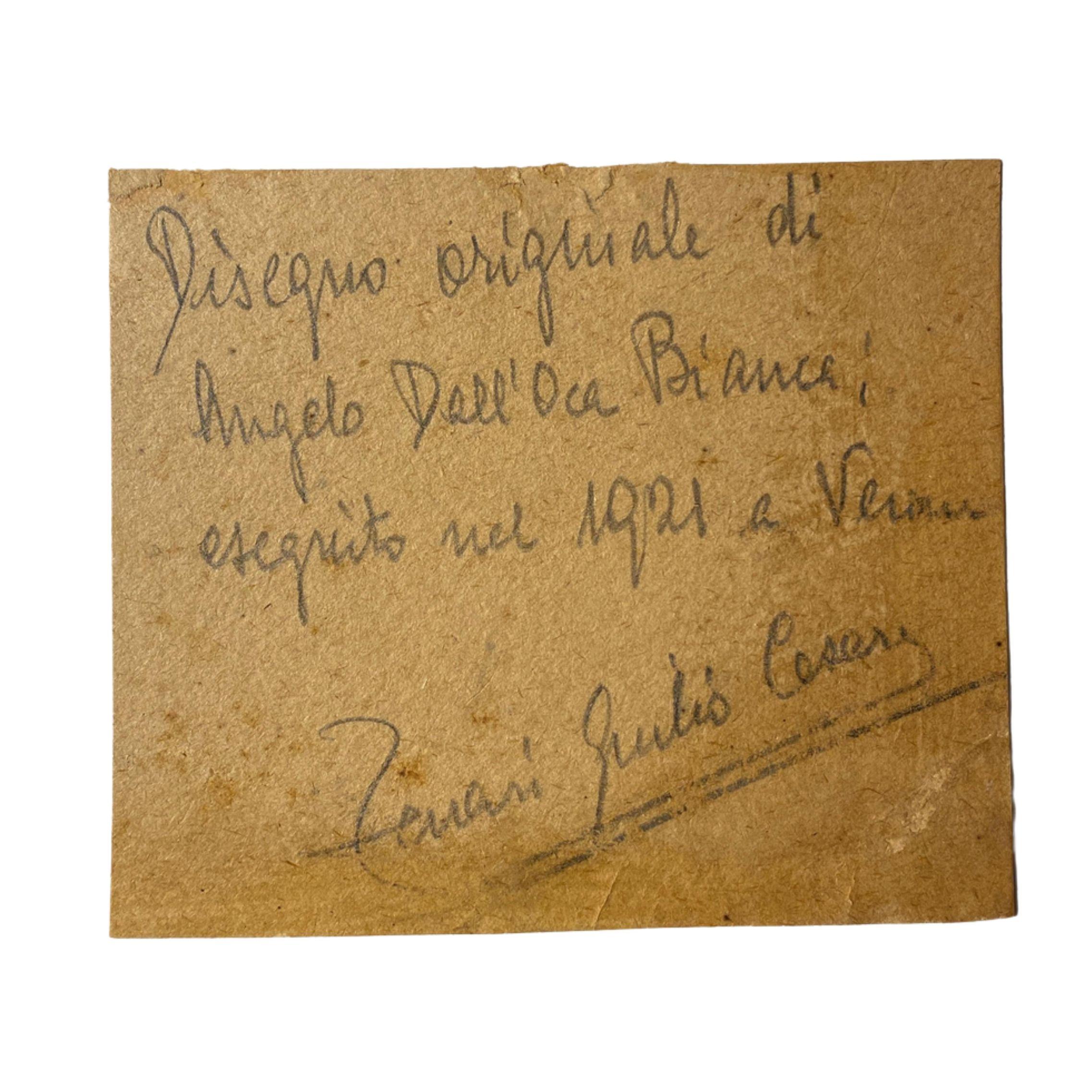 Retrato de un niño de Angelo Dall'Oca Bianca, 1921 en venta 2