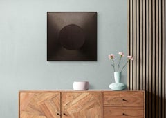Black #1, 1965 Mid Century Modern Painting Shaped 3 Dimensional Canvas