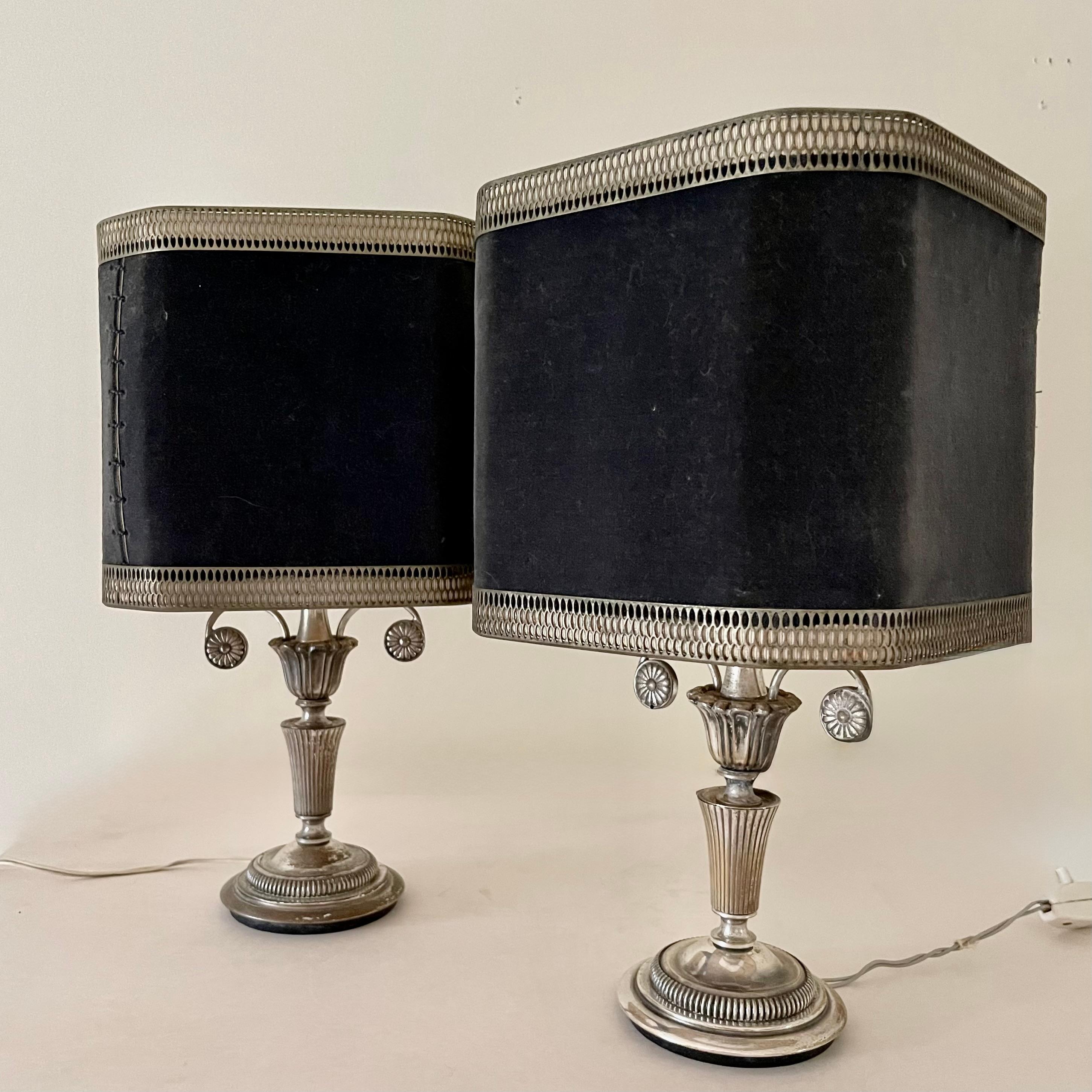 A Pair of small decorative lamps by Angelo Gaetano Sciolari (1927-1994)