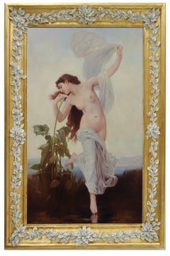 AURORA - Italian figurative oil on canvas painting by Angelo Granati