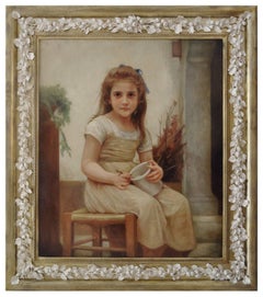 CHILD- Angelo Granati - Italy Figurative Oil on canvas painting
