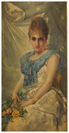 BEAUTÉ DU PRINTEMPS - Angelo Granati - Oirtrair d'huile sur toile