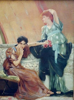 UNCONSCIOUS RIVALS - Angelo Granati  Italie Huile sur toile