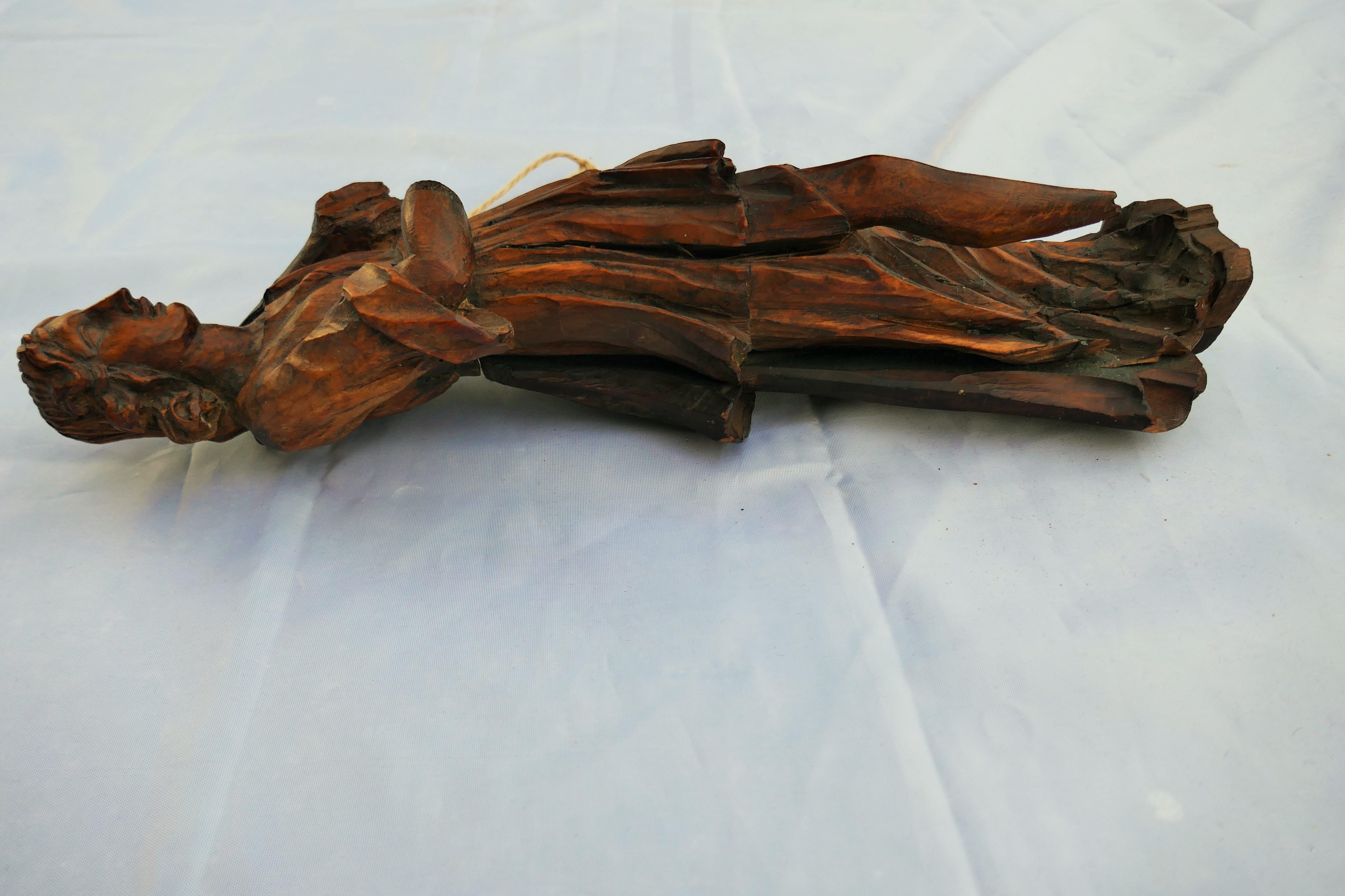Wooden angel possible French Rococo For Sale 3